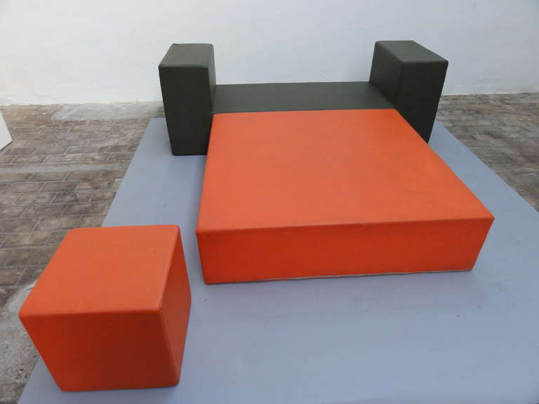 funktionale Pop Art Modulare Sitzmöbel Jzuz von Serge Haelterman, belgisch (Stoff) im Angebot