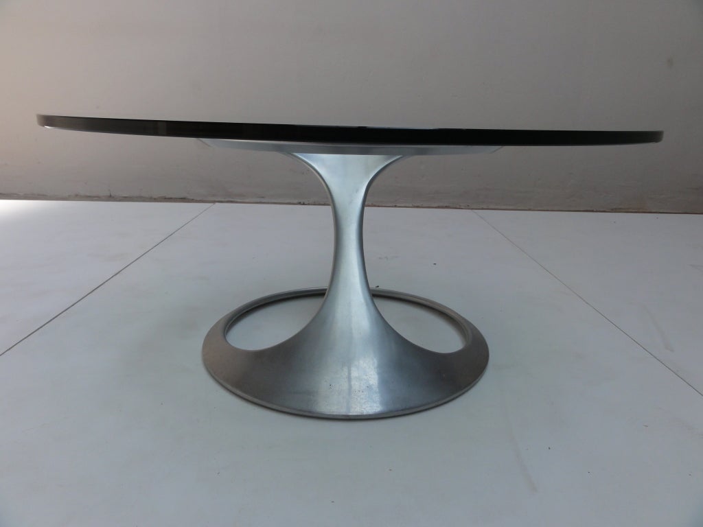 Late 20th Century Rare Free-Form Table by Sculptor Knut Hesterberg, Published For Sale