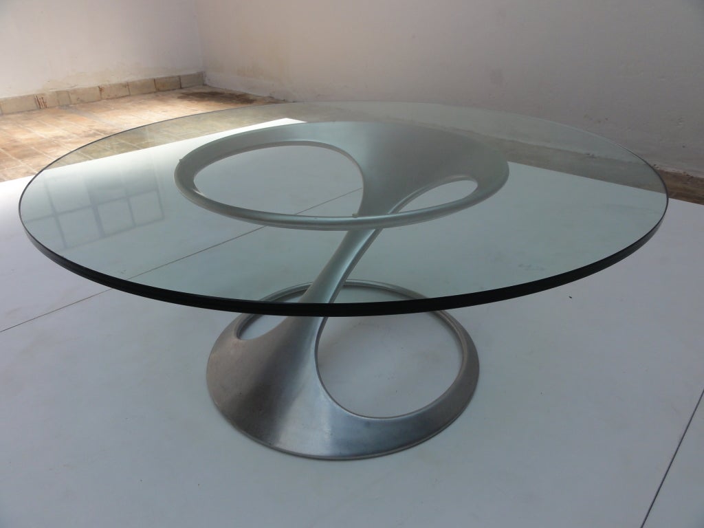 Rare table de forme libre du sculpteur Knut Hesterberg, publiée en vente 1