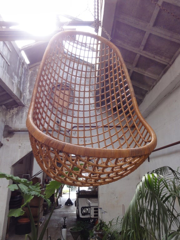 cane hanging chair