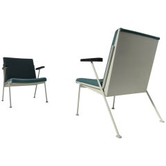 Pair of Wim Rietveld ''Oase'' easy chairs Ahrend De Cirkel 1958