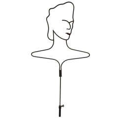 French 50's Adjustable Metal & Brass Wire Mannequin 10