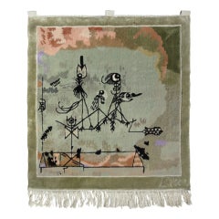 Paul Klee ''Twittering Machine'' wall rug EGE Axminster Denmark