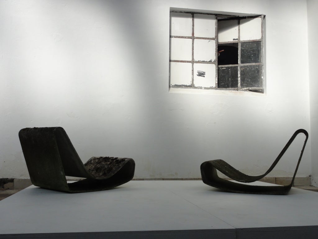 Pair of Willy Guhl ''Looping Chairs'' Eternit Switzerland 1954 6