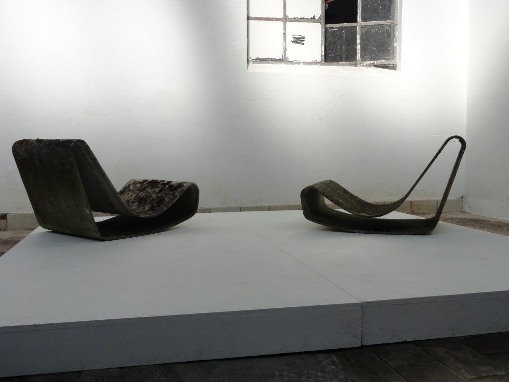 Pair of Willy Guhl ''Looping Chairs'' Eternit Switzerland 1954 4