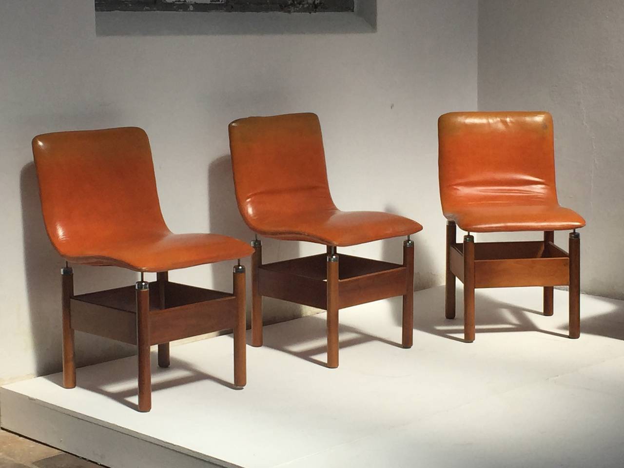 Six Beautiful 'Chelsea' Dining Chairs by Introini, Saporiti, 1966 In Good Condition In bergen op zoom, NL