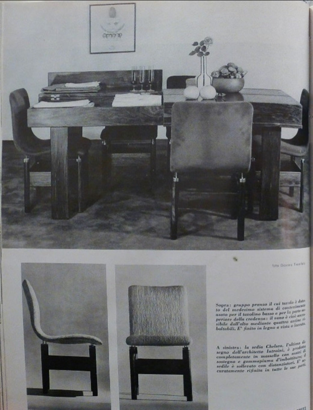 Six Beautiful 'Chelsea' Dining Chairs by Introini, Saporiti, 1966 2