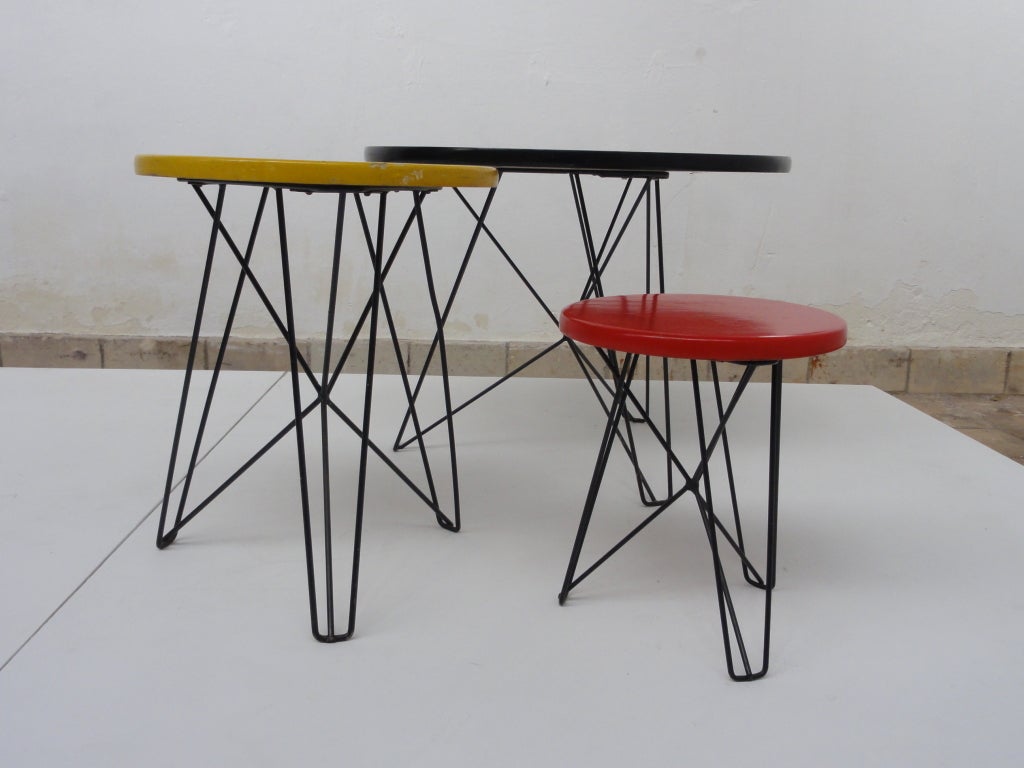 Important Cobra and Situationist Group Artist Constant Table Set For Sale 4