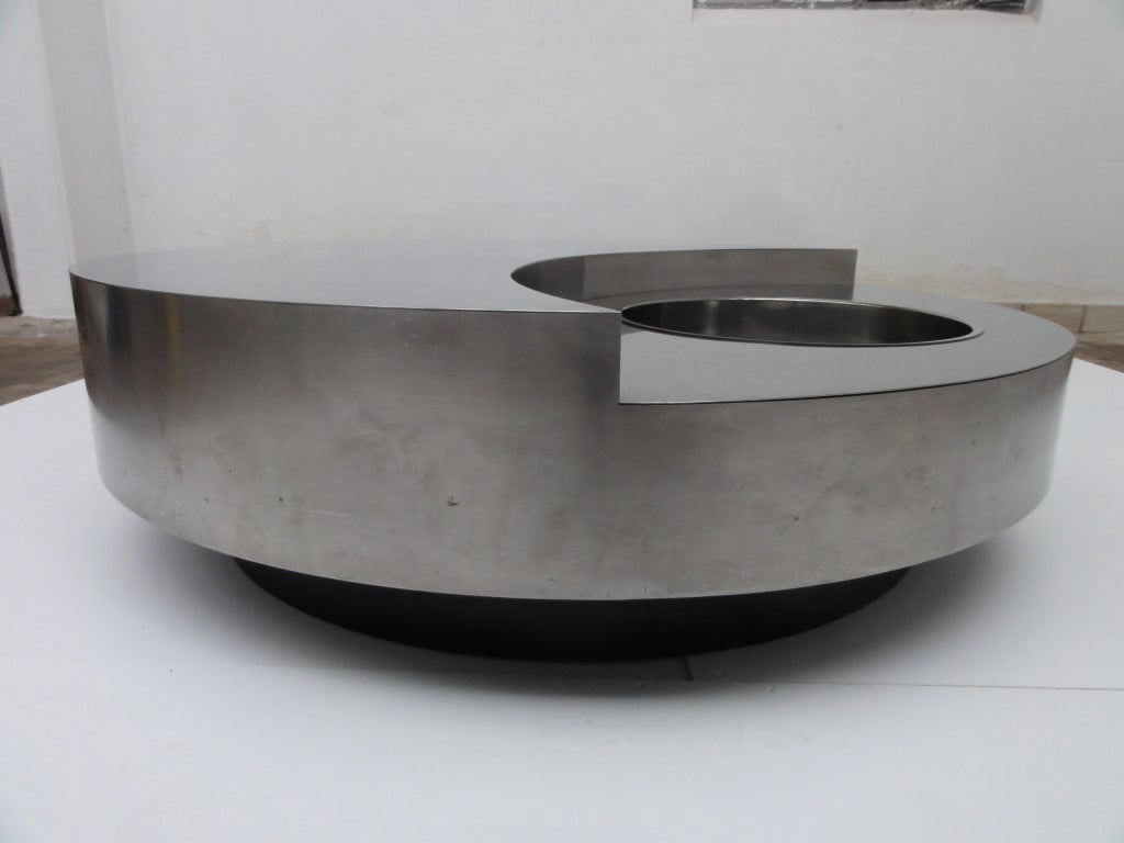 Willy Rizzo TRG Revolving Coffeetable Studio Willy Rizzo Italy 4