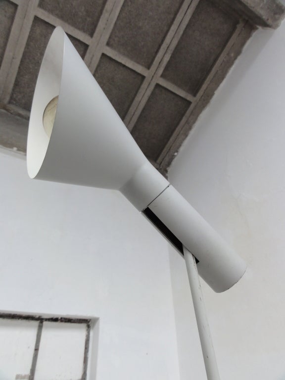 Danish Early Edition Arne Jacobsen Visor Floor Lamp by Louis Poulsen 1957