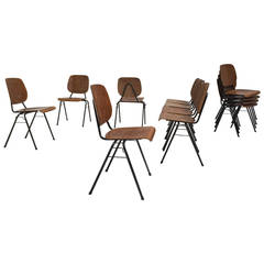 Kho Liang Le Stackable and Linkable Chairs Model 305 for CAR, 1957 10