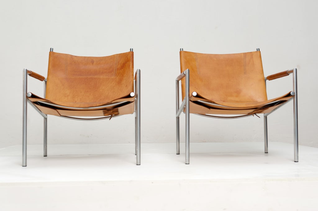 Pair of SZ02 lounge chairs by Martin Visser for 't Spectrum 3
