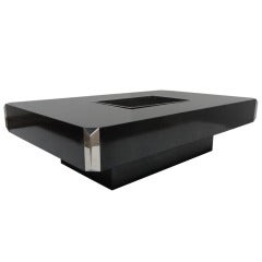 Retro Willy Rizzo, ALVEO, coffee table. Published in CASA VOGUE