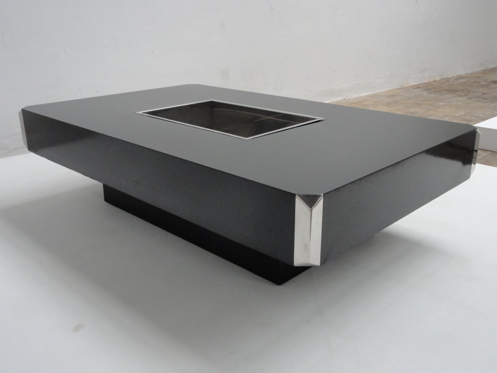 Italian Willy Rizzo, ALVEO, coffee table. Published in CASA VOGUE