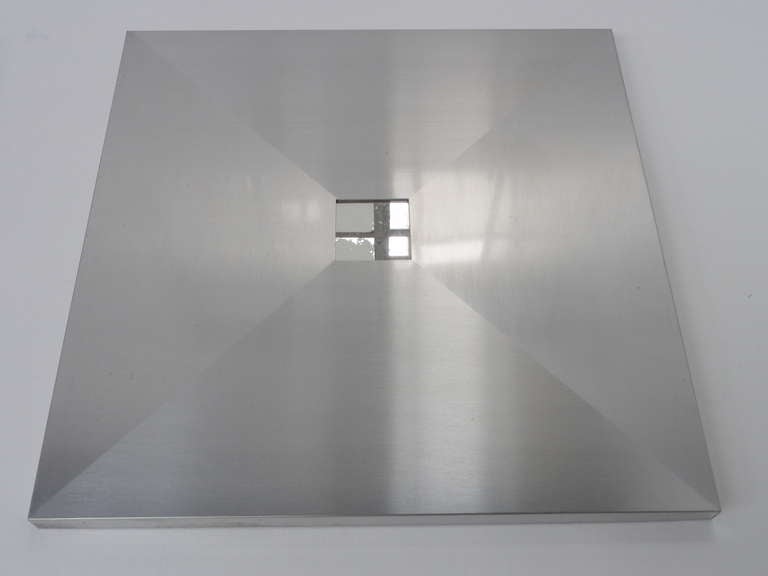 Minimalist Morgana mirrors by Cortesi &  Chiappa-Catto 1970, published CASA VOGUE, Signed For Sale