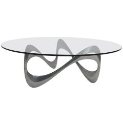 Knut Hesterberg ''Snake'' Table for Roland Schmitt, Germany, 1960's