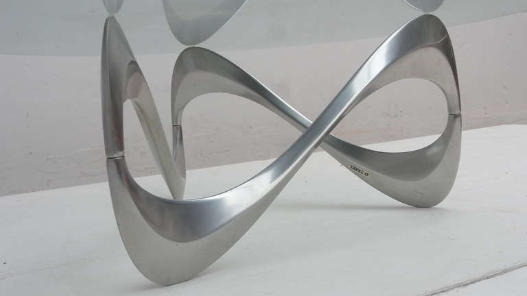 Knut Hesterberg ''Snake'' Table for Roland Schmitt, Germany, 1960's 1