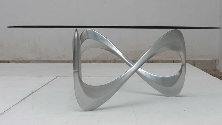 Knut Hesterberg ''Snake'' Table for Roland Schmitt, Germany, 1960's 3