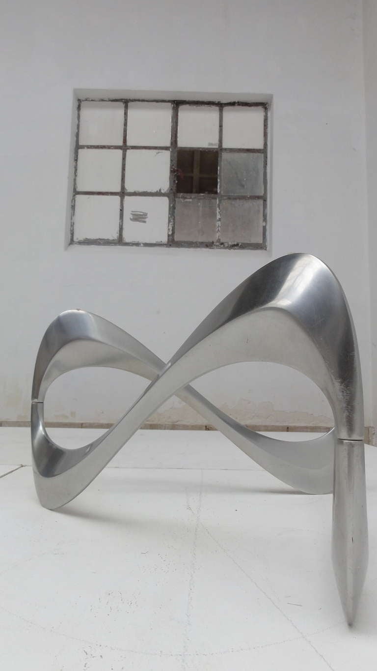 Knut Hesterberg ''Snake'' Table for Roland Schmitt, Germany, 1960's 4