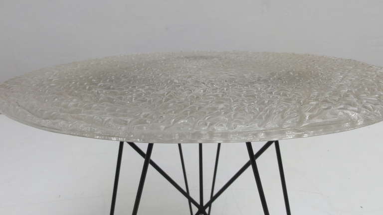 Wire Rare Important Cobra and Situationist Group Artist Constant Custom Table For Sale