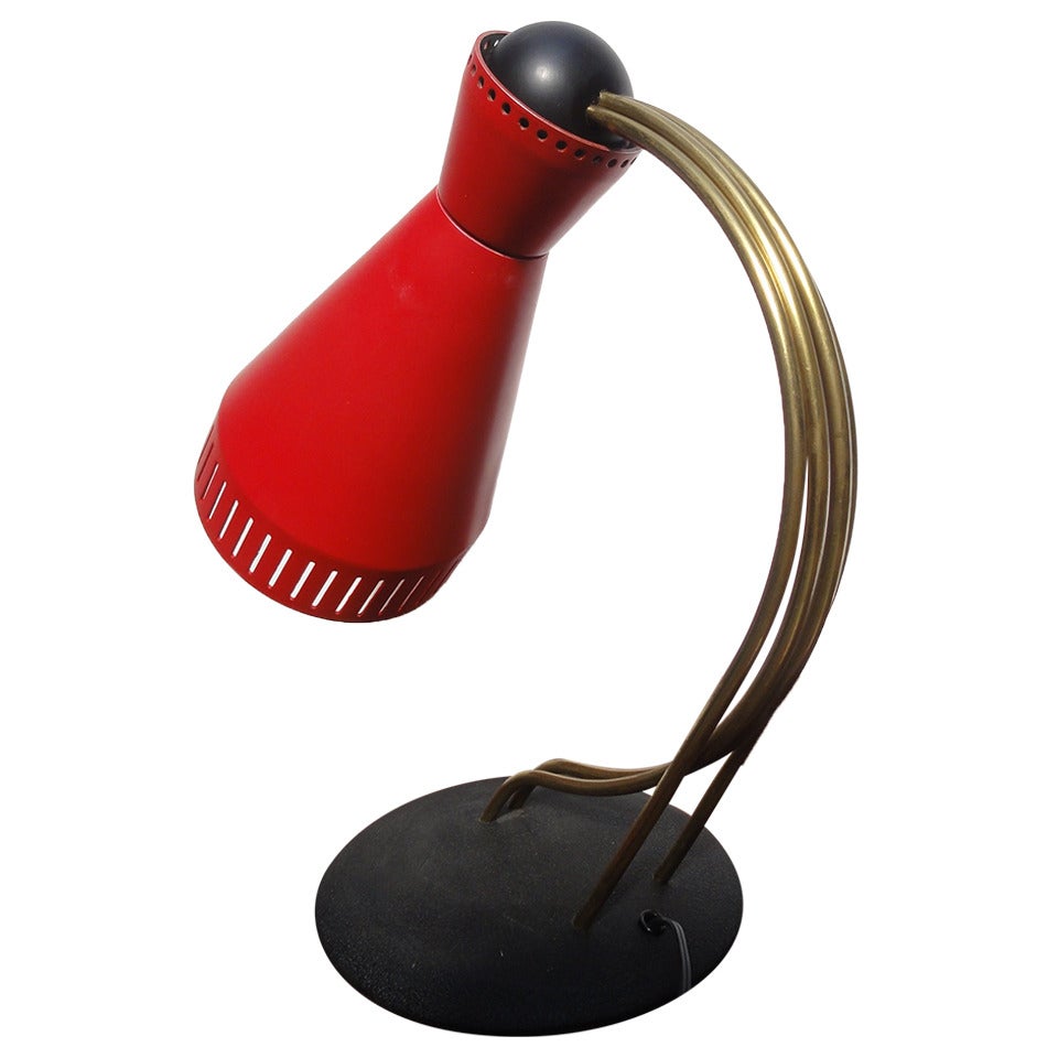 Stunning Swiss 1950's Articular Desk Lamp by BAG TURGI AG For Sale