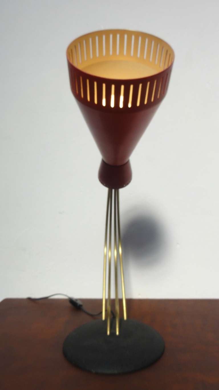 Stunning Swiss 1950's Articular Desk Lamp by BAG TURGI AG For Sale 1