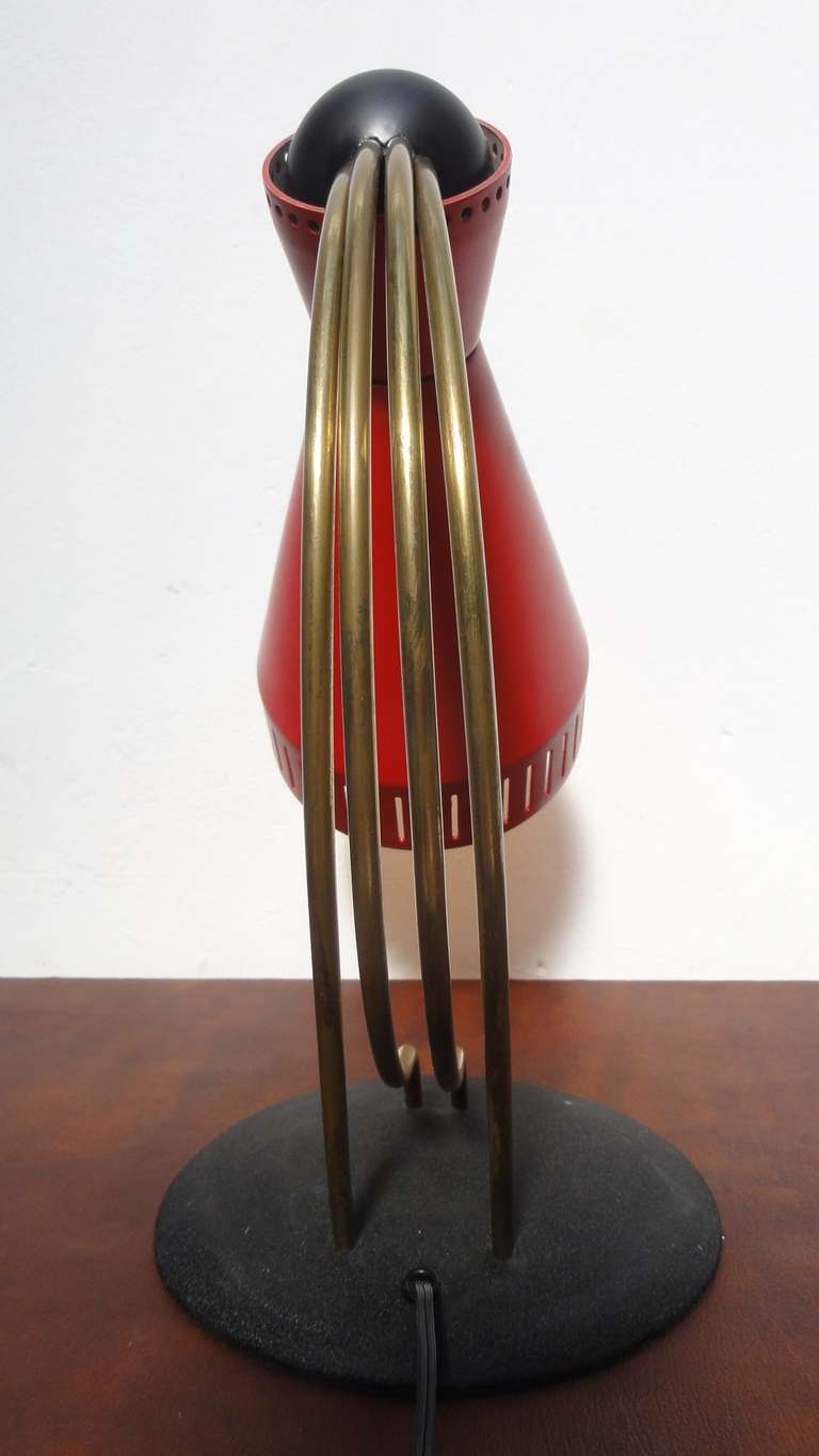 Metal Stunning Swiss 1950's Articular Desk Lamp by BAG TURGI AG For Sale