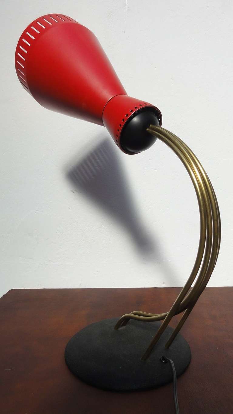 Stunning Swiss 1950's Articular Desk Lamp by BAG TURGI AG For Sale 2