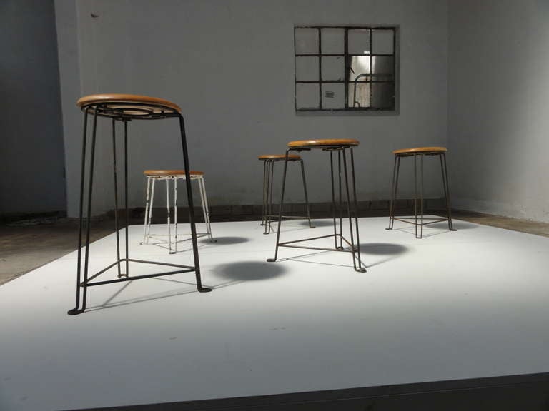 Collection of stools by Jan van der Togt for Tomado, The Netherlands 1950's 1