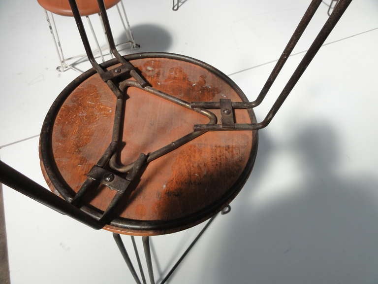 Collection of stools by Jan van der Togt for Tomado, The Netherlands 1950's 2