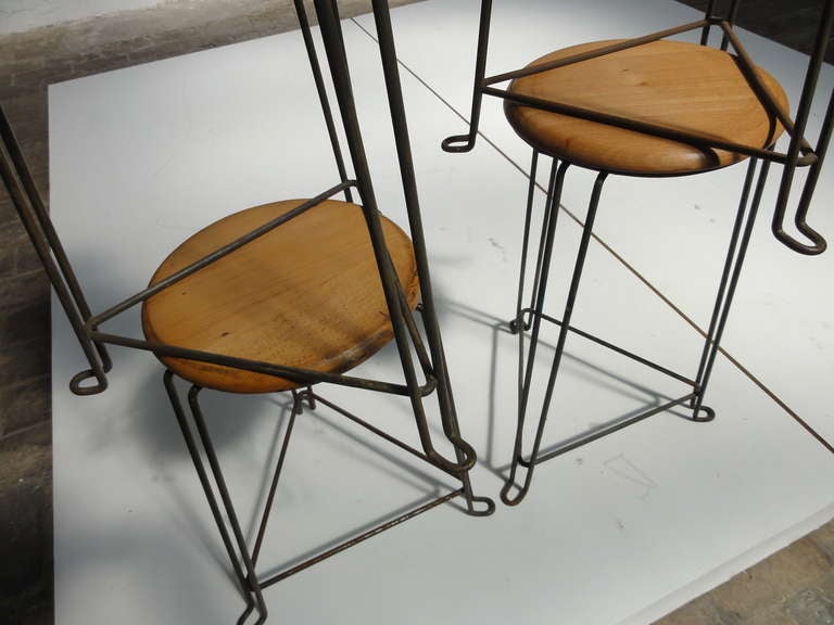 Collection of stools by Jan van der Togt for Tomado, The Netherlands 1950's 3
