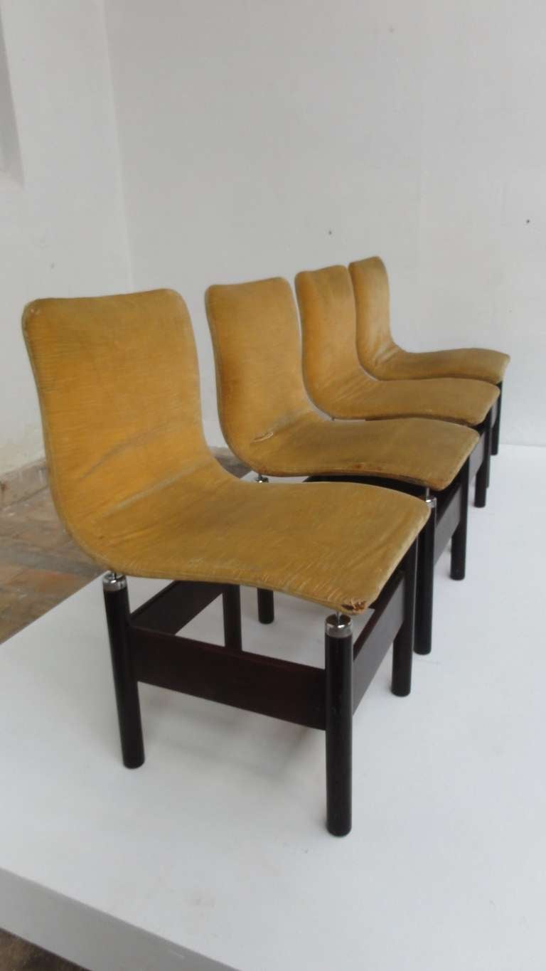 Eight 'Chelsea' Rosewood Chairs, Vittorio Introini for Saporiti, Italy, 1966 2