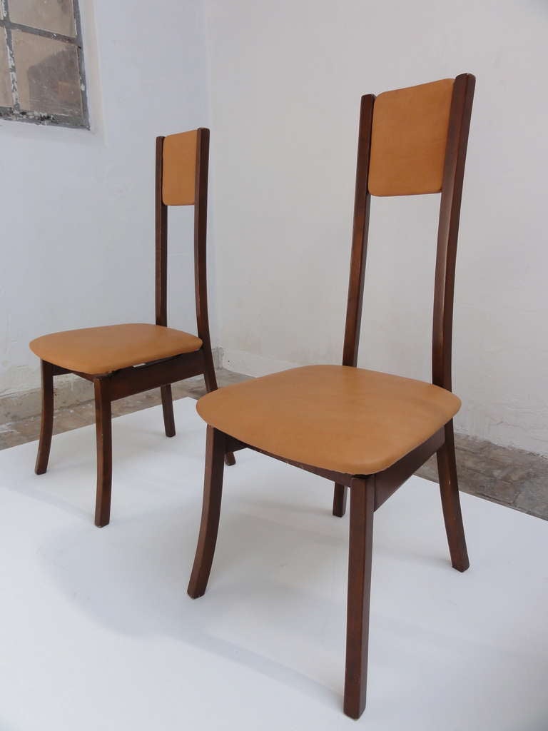 6 Angelo Mangiarotti S11 dining chairs,  Sorgente dei Mobili, Italy 1972 In Good Condition In bergen op zoom, NL