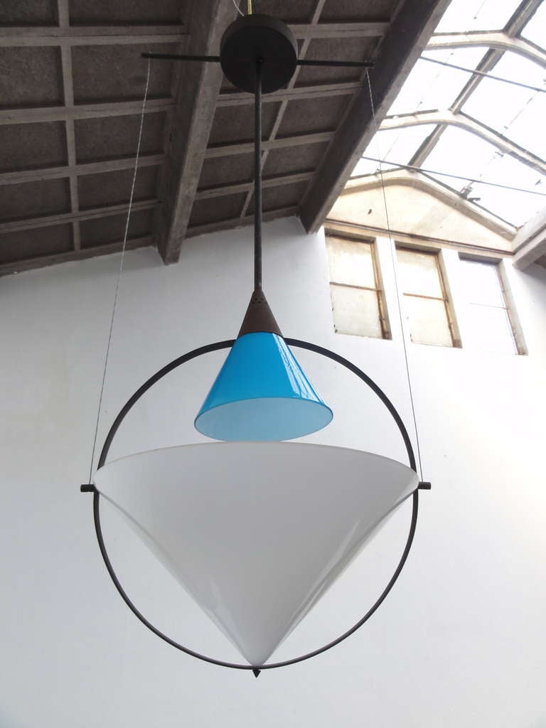 20th Century Dede  Ceiling Lamp By Enzo Berti, Artisan Production Veart, Scorze, venice