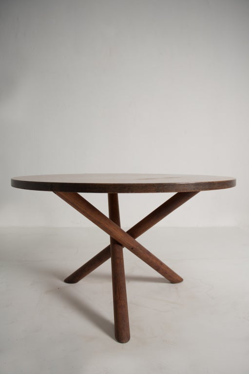 Martin Visser Wengewood dining set Spectrum 1960's