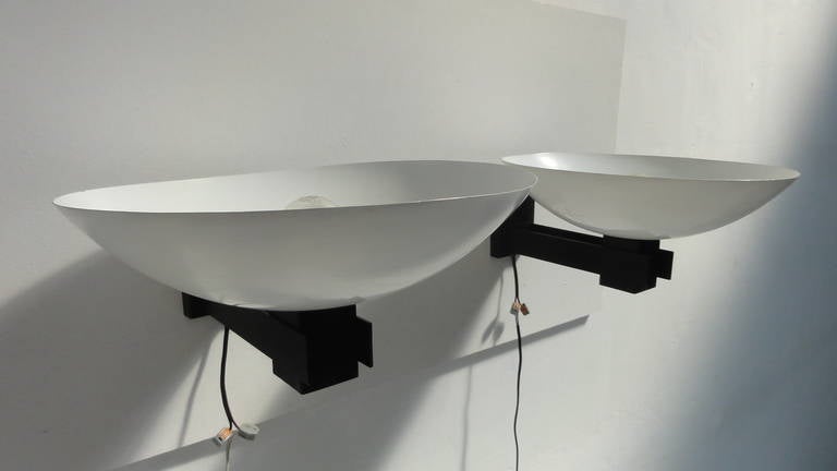 Mid-20th Century Pair of Raak Lighting Amsterdam 