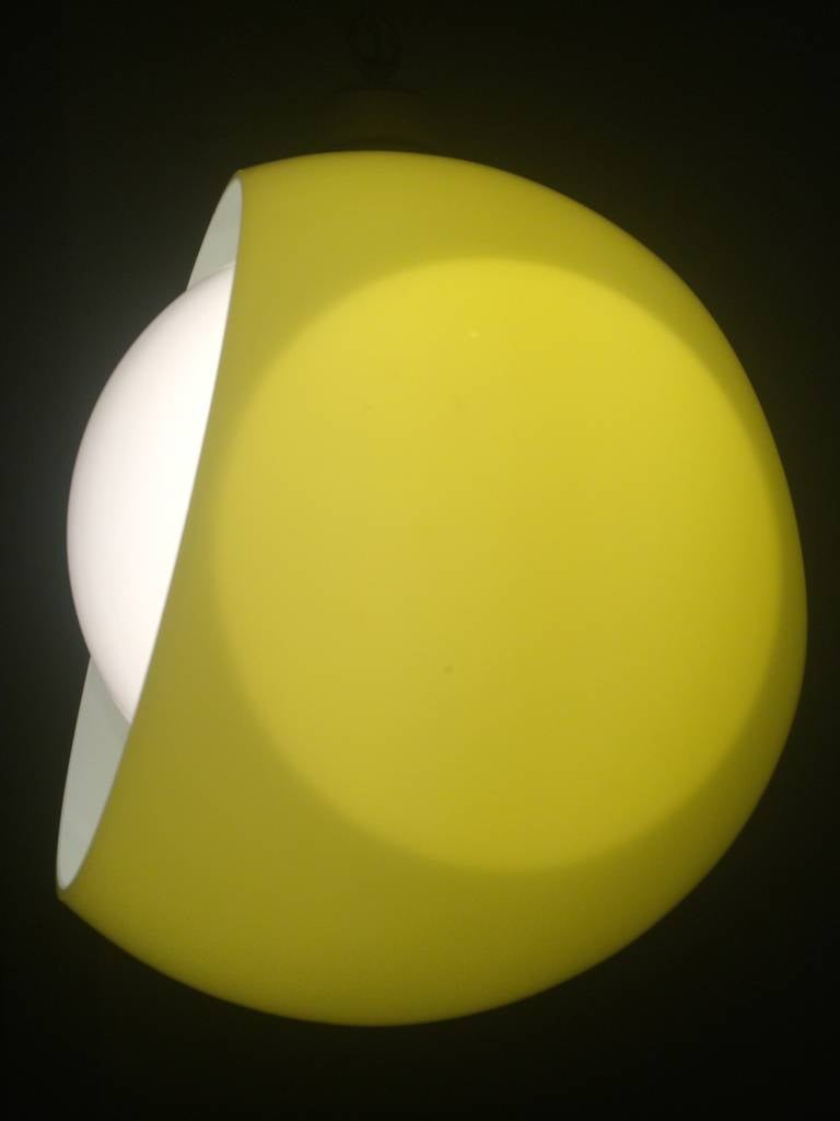 Space Age 1960s Italian "Eclisse" Pendant by Carlo Nason for Mazega, Italy