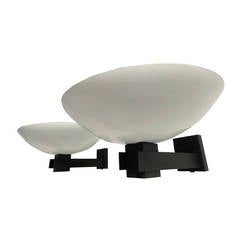 Pair of Raak Lighting Amsterdam "Dish" Wall Appliques, Netherlands, 1960s 8