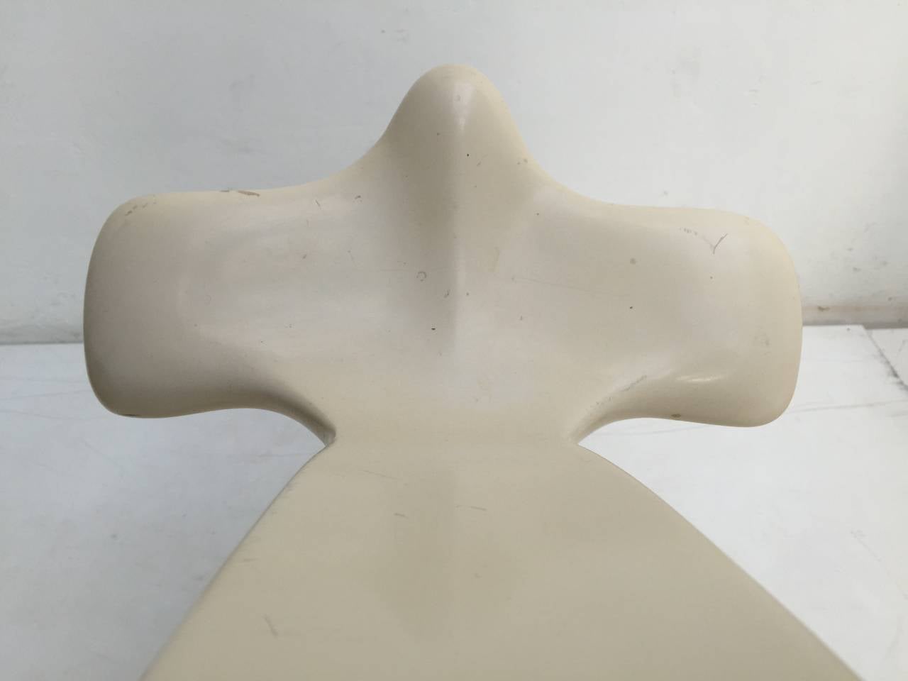 Italian Sculptural Biomorphic 'Appoggio' Drafting Stool by Claudio Salocchi, 1971