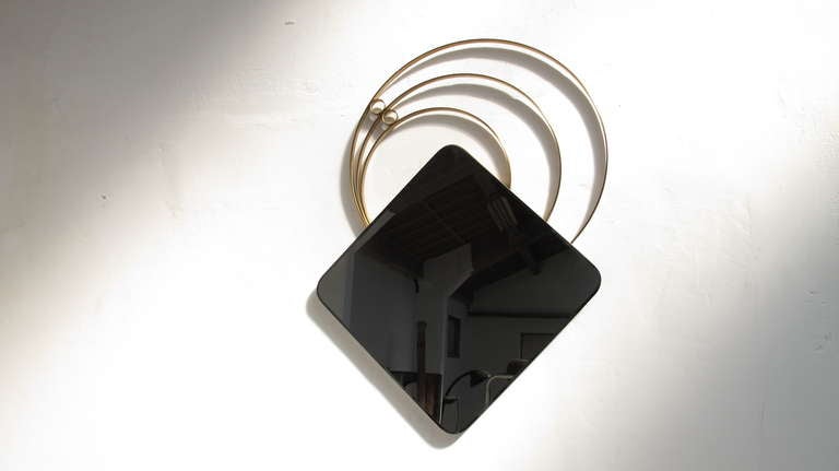 Mid-20th Century Stunning 1950s Sculptural Form Mirror attributed to Luciano Frigerio Italy 1960s For Sale