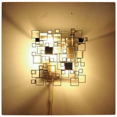 Vintage Stunning illuminated sculputre by Angelo Brotto for Esperia, 1970 signed