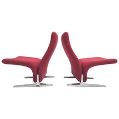 Pierre Paulin F780 'Concorde' Easy Chairs, Artifort, 1960
