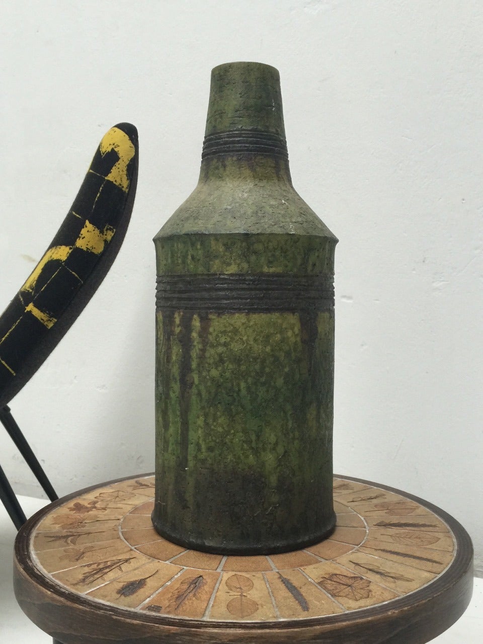 Large 1952 Studio Vase by Marcello Fantoni, Rare Model Seen in Fantoni's Studio 1
