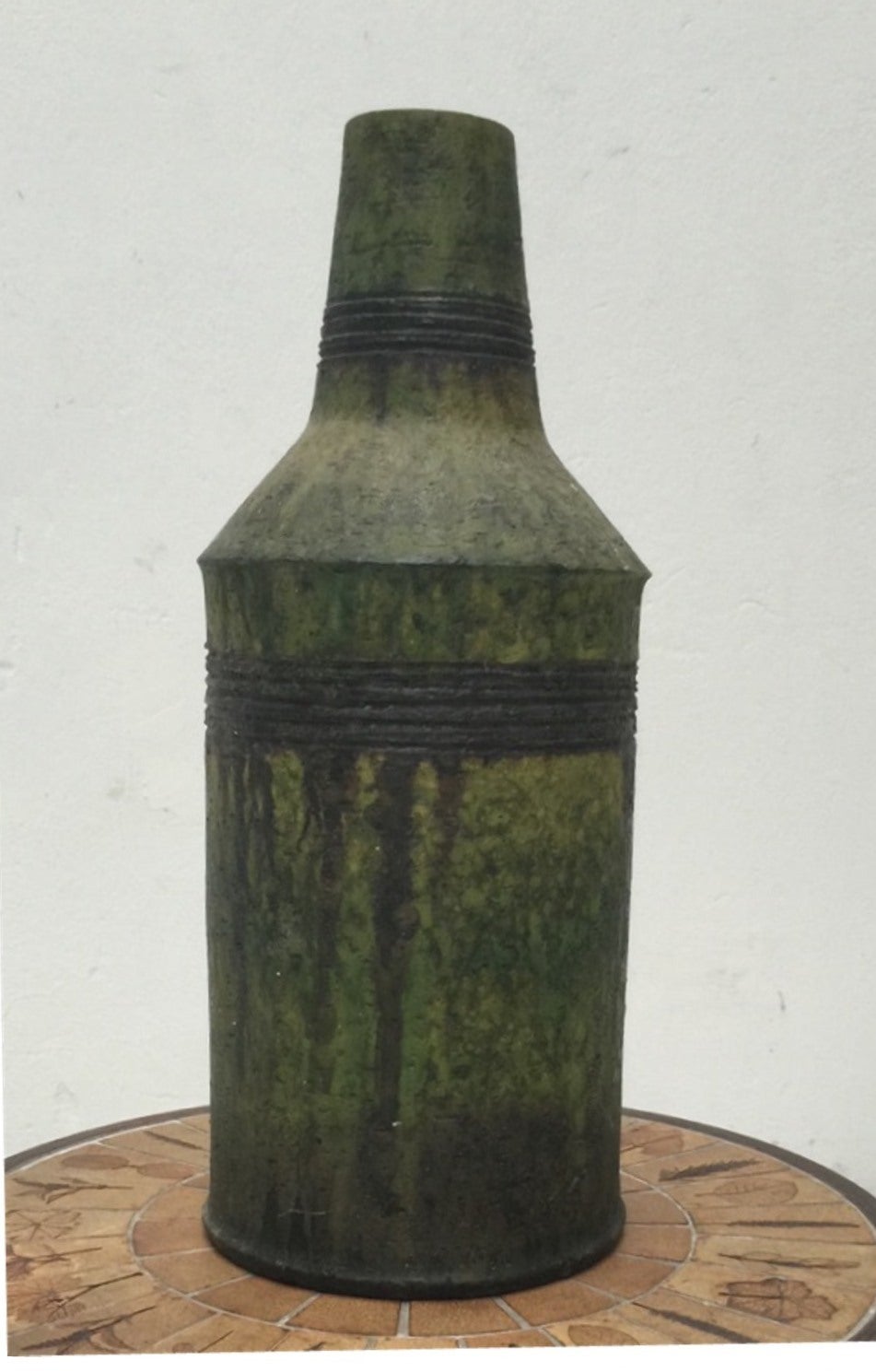 Mid-Century Modern Large 1952 Studio Vase by Marcello Fantoni, Rare Model Seen in Fantoni's Studio