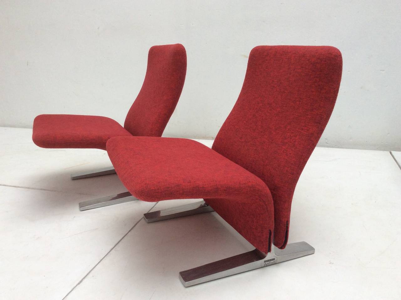Pierre Paulin F780 'Concorde' Easy Chairs, Artifort, 1960 1