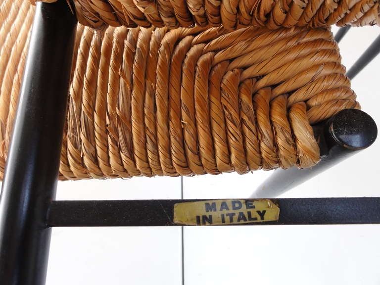 10 Superleggera style chairs attributed to Gio Ponti , Bijenkorf 4
