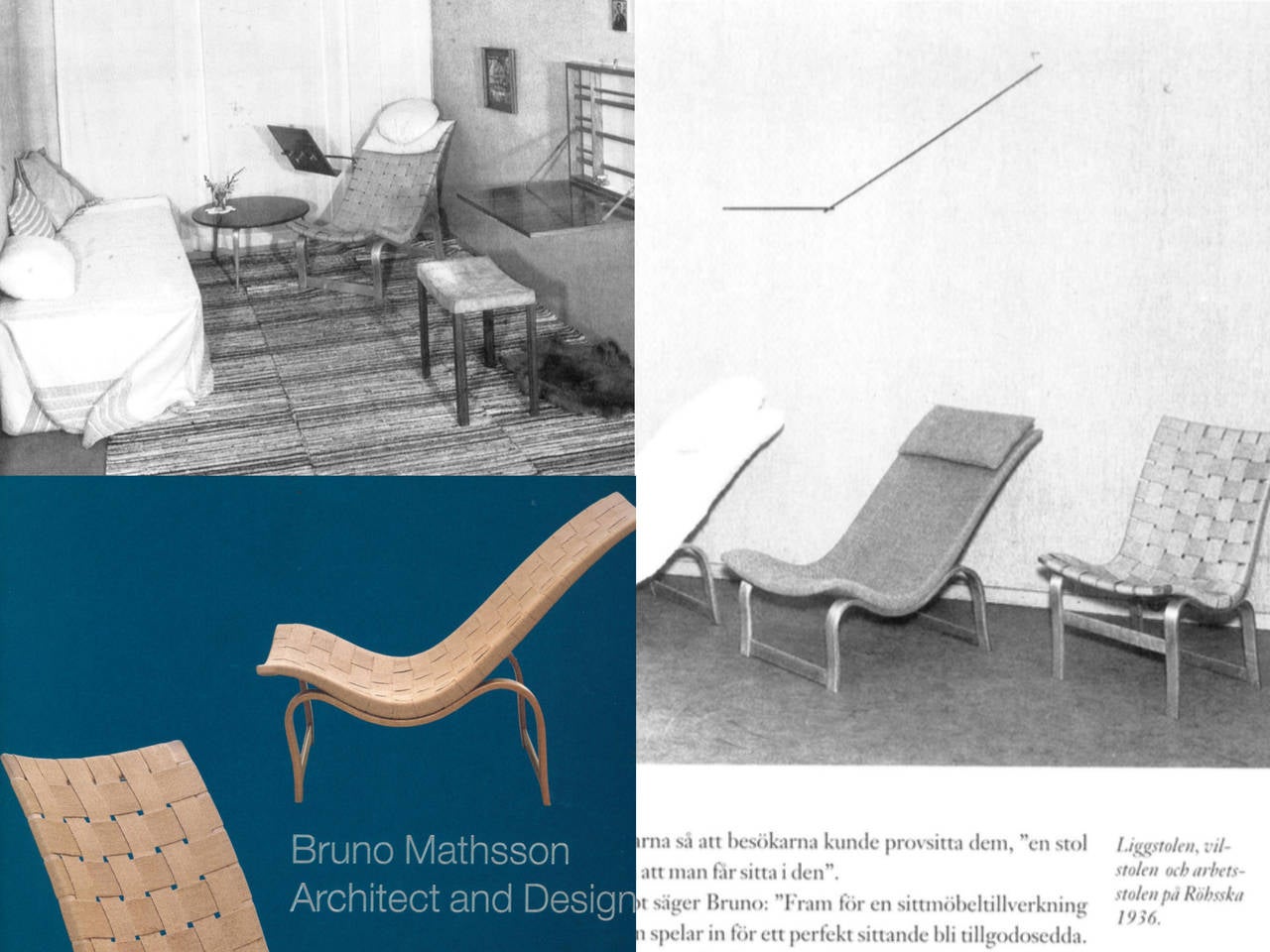 Mid-20th Century Rare Pre-War Edition Bruno Mathsson Model 36 Easy Chair Sweden 1933-1936