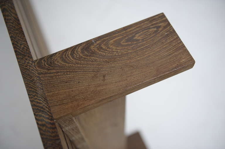Martin Visser Wenge wood Museum Bench or Low table 't Spectrum 1965 4