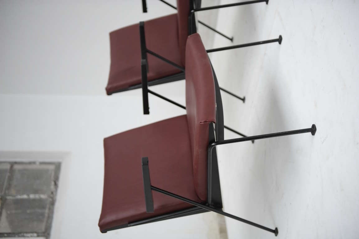 Mid-Century Modern Leather Wim Rietveld ''Oase'' Chair for Ahrend de Cirkel 1959