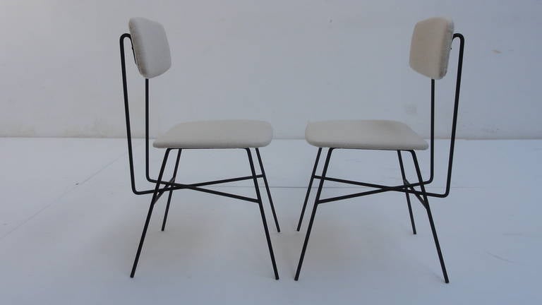 Mid-20th Century Beautiful sculptural form 1950s italian chairs,  style of BBPR or Augusto Bozzi